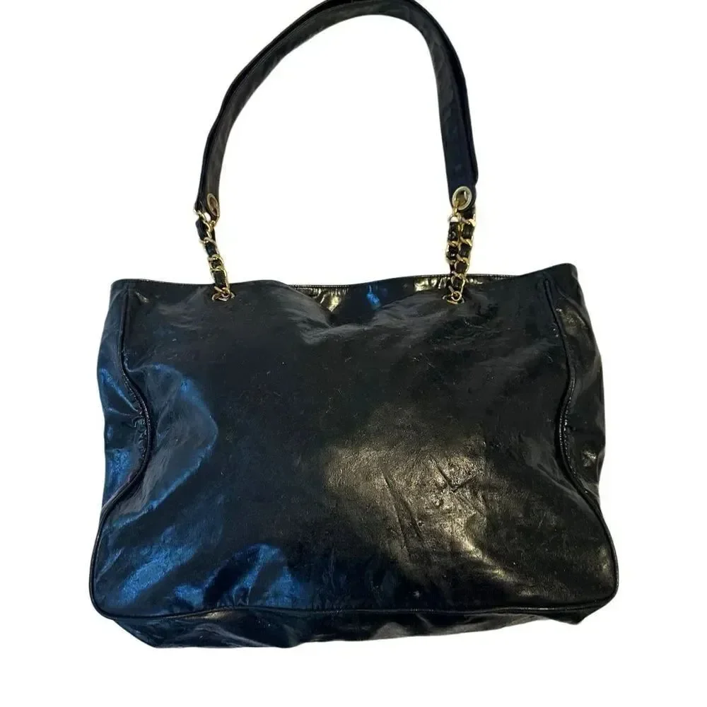 Authentic Chanel timeless  XL Vinly tote